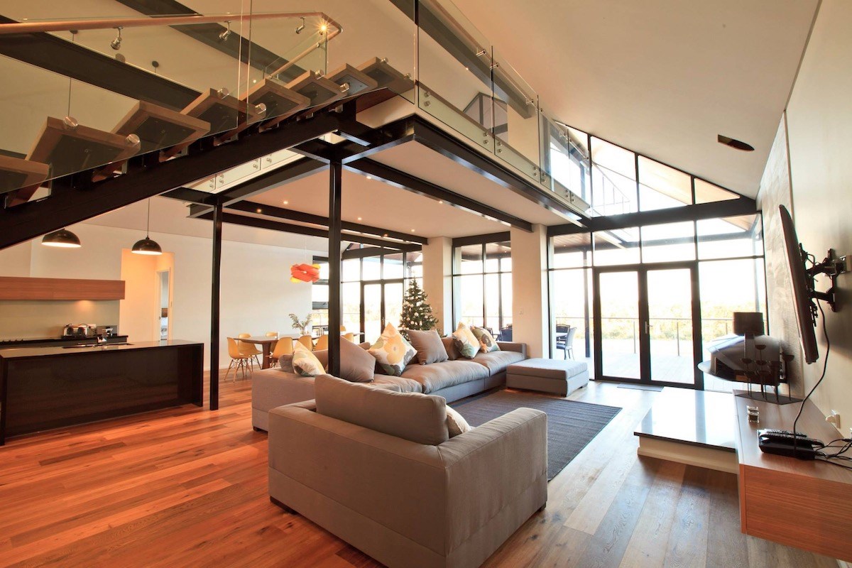 New second-storey extension on a suburban Perth home with alfresco below
